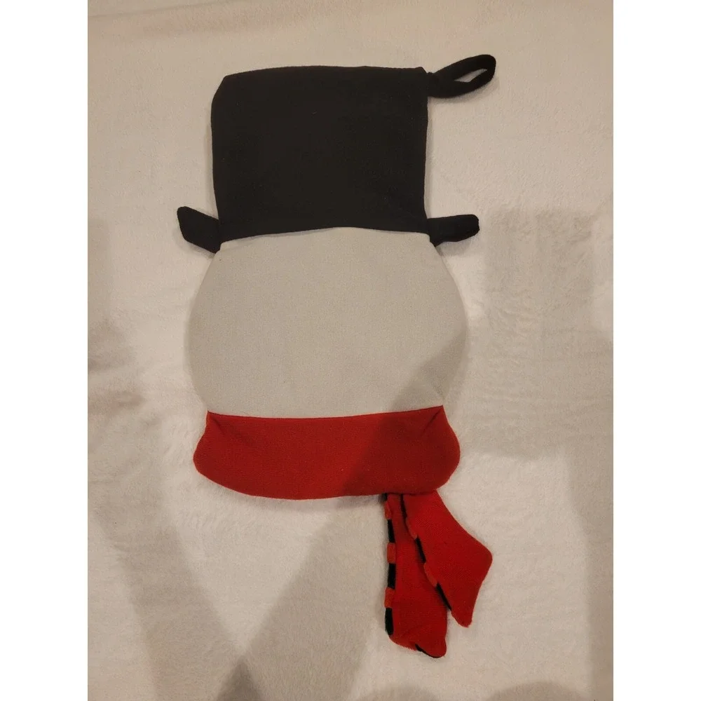 Hanging Snowman Head Stocking